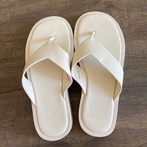 Abercrombie platform flip flop